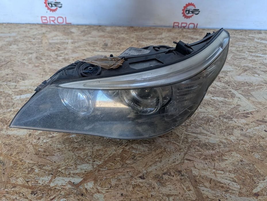 REFLEKTOR LEWY XENON BMW 5 E60 E61 komplet  UK