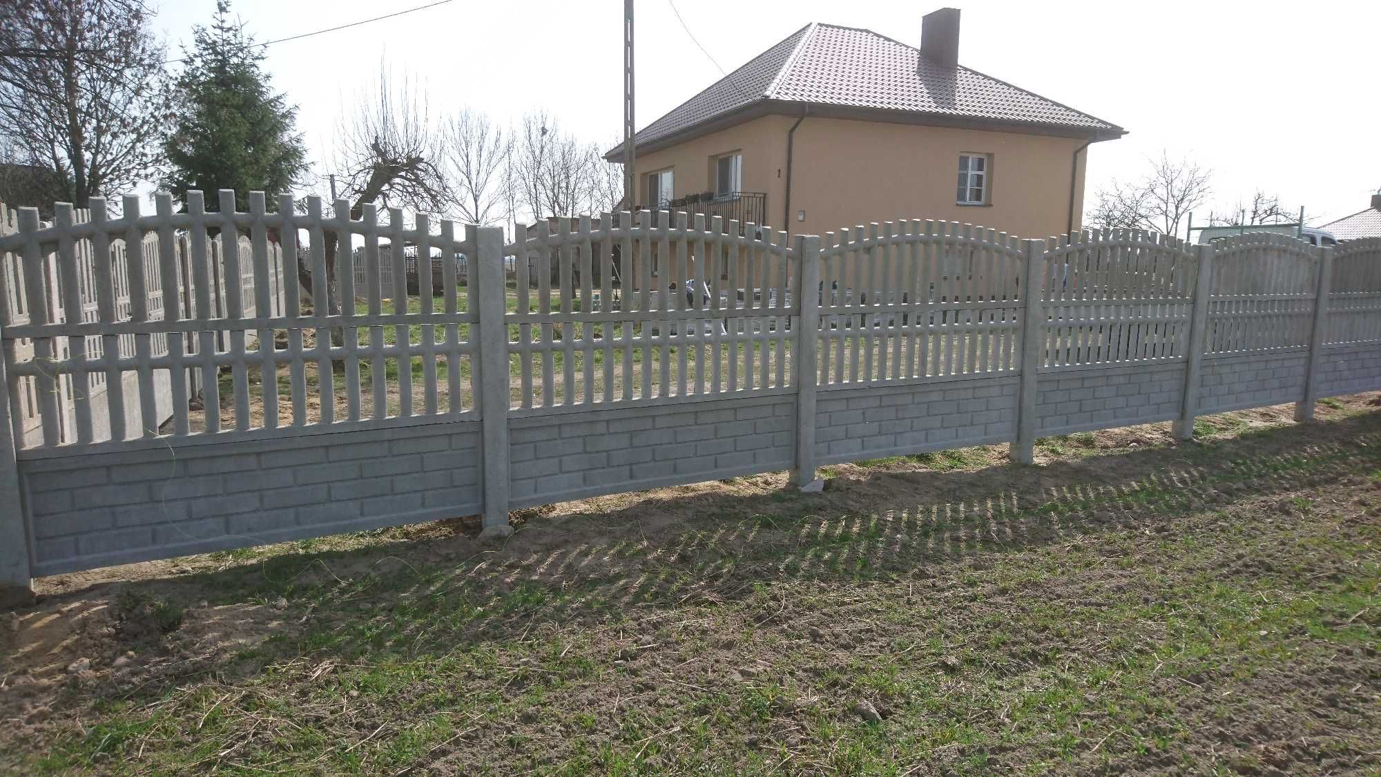 Ogrodzenie betonowe płot panel