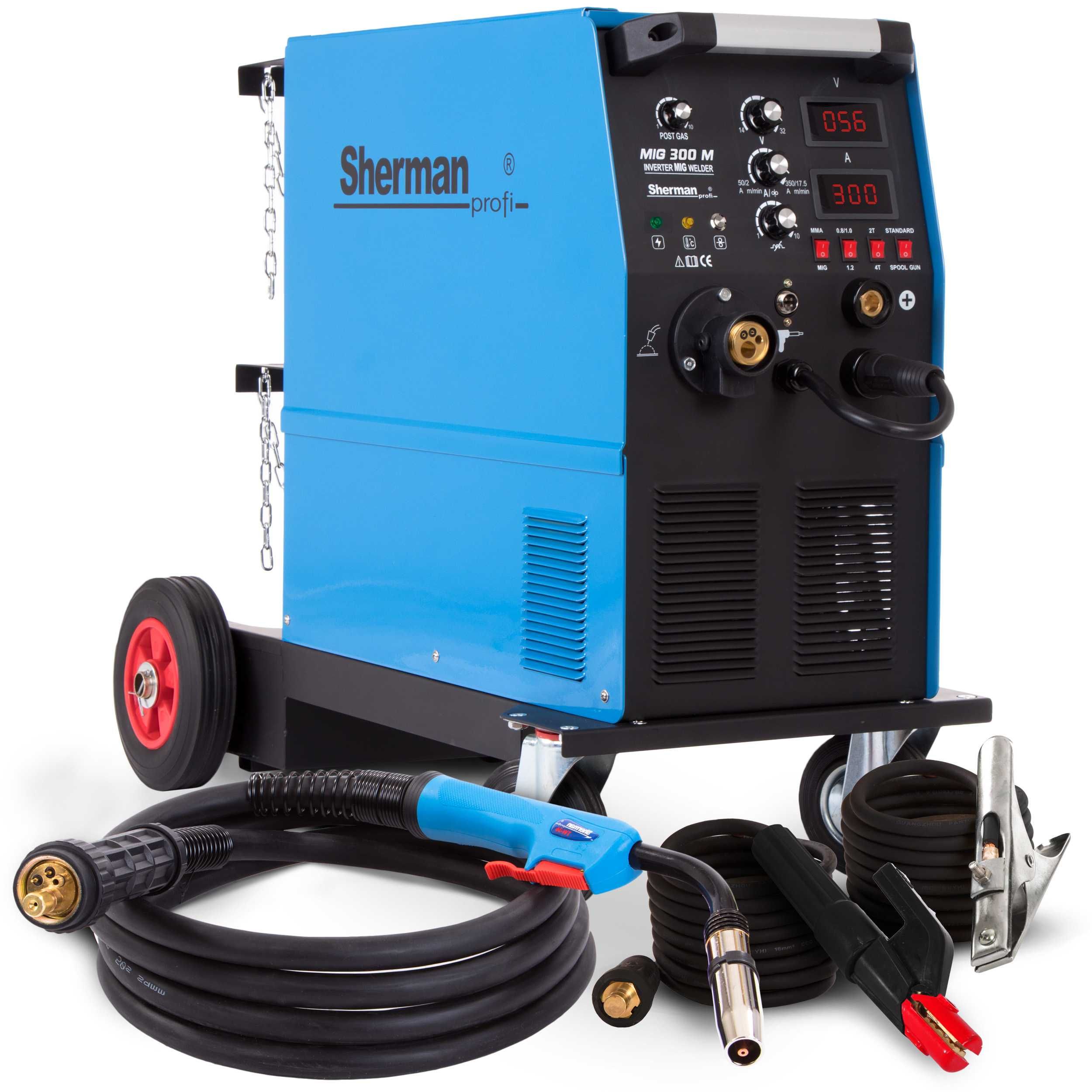 Spawarka inwertorowa Sherman PÓŁAUTOMAT MIG MAG MMA 360 SYN 10-250 A