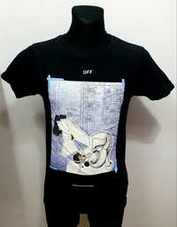 OFF WHITE roz. XS logowana koszulka t shirt premium luxury