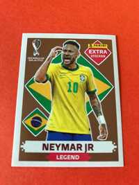 Extra Sticker Neymar JR Bronze Mundial Qatar 2022