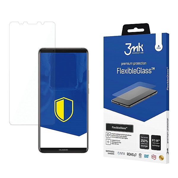 Szkło hybrydowe 3mk FlexibleGlass™ na Huawei Mate 10 Pro