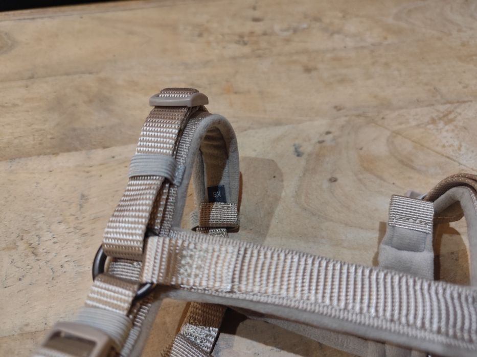 Szelki dla psa Nomad Tales Blush, kolor taupe, rozmiar XS