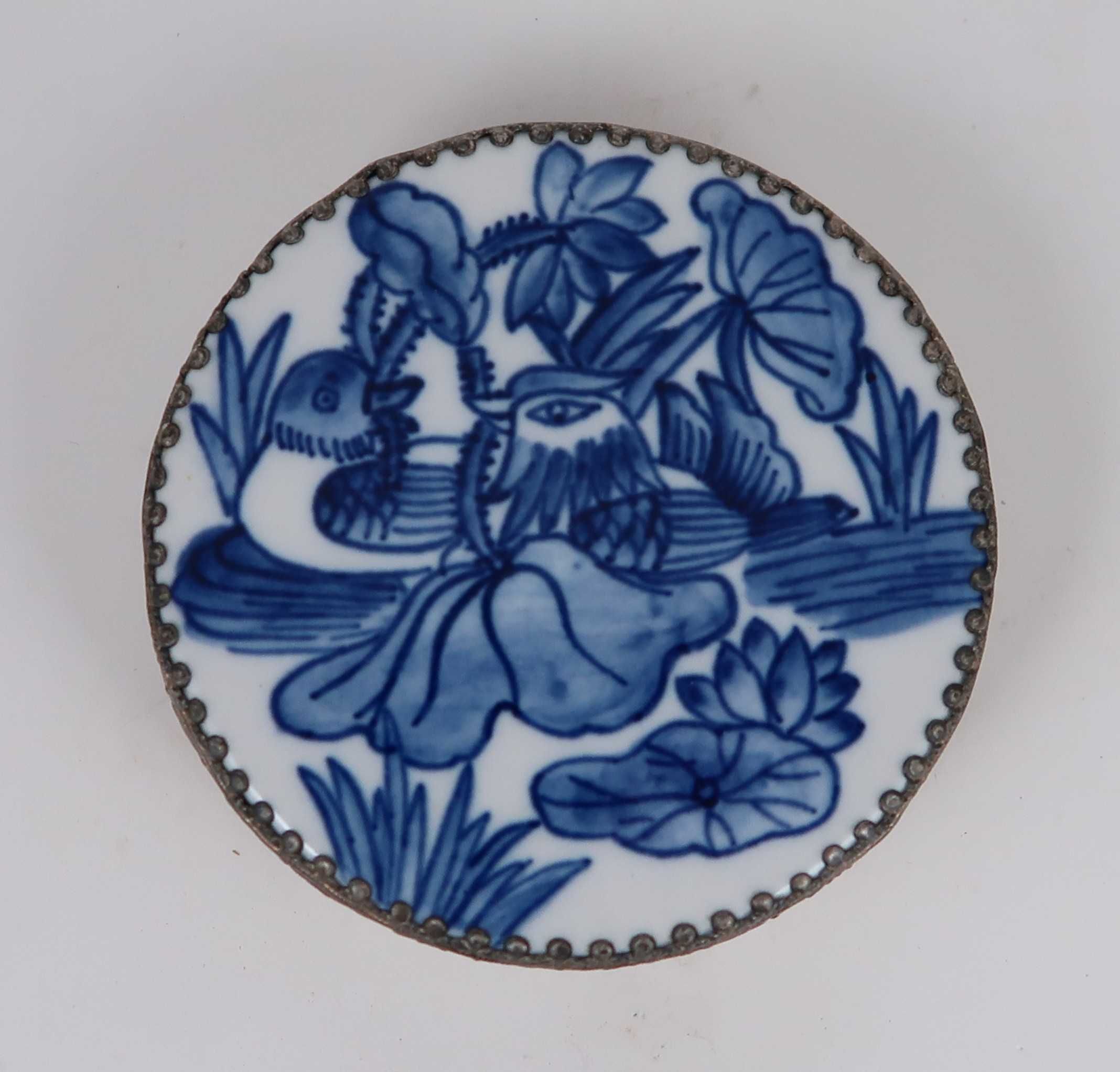 Caixa redonda porcelana da china tamanho grande 10 cm