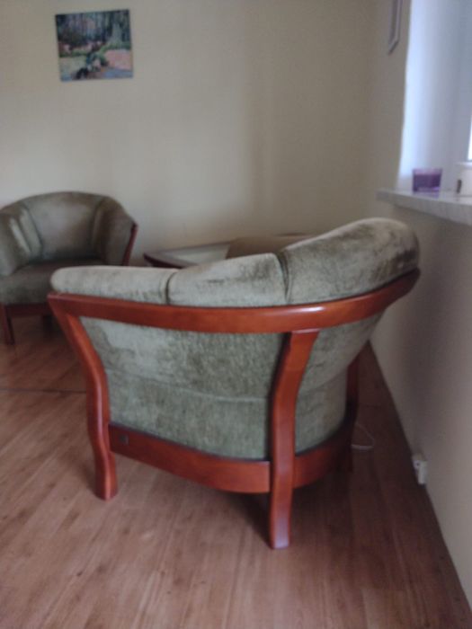 Komplet mebli z drewna