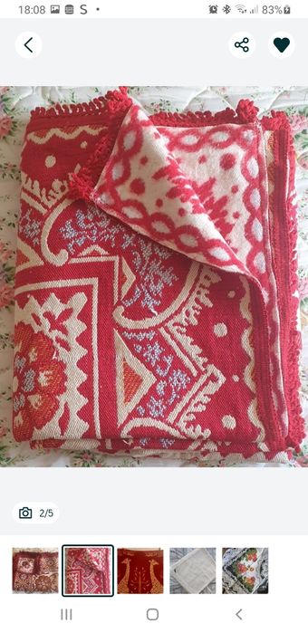 Colcha/Cobertor floral