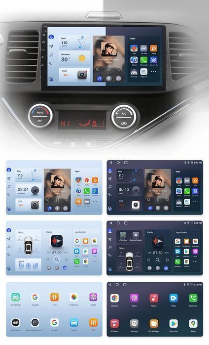Radio Android V2 Plus do KIA Morning i Picanto 2011 - 2016, 8GB-256GB