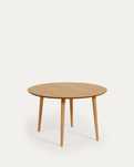 Mesa extensível redonda Kave Home Oqui