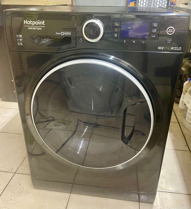 pralko- suszarka Hotpoint 10/7 czarna, Gwarancja + Transport Gratis!