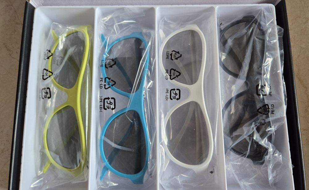 Okulary 3D LG kpl.4 szt.oryginalne,  nowe