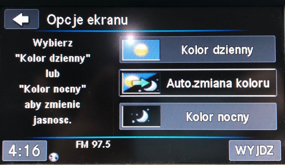 Polski język DODGE RBZ radio