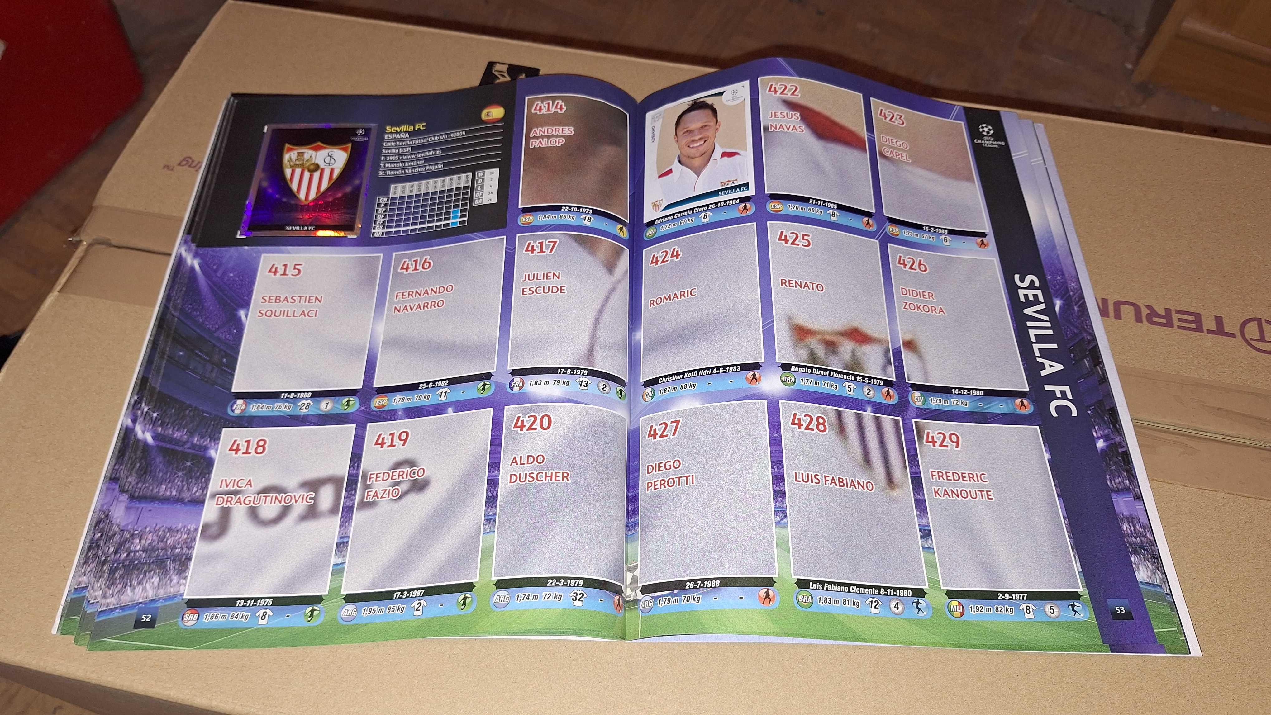 Album Na Naklejki UEFA Champions League Official 2009-10 Sticker Album