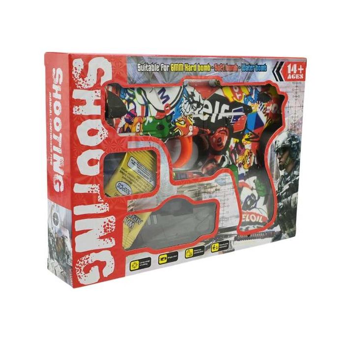 Пістолет стріляє гелевими кулями