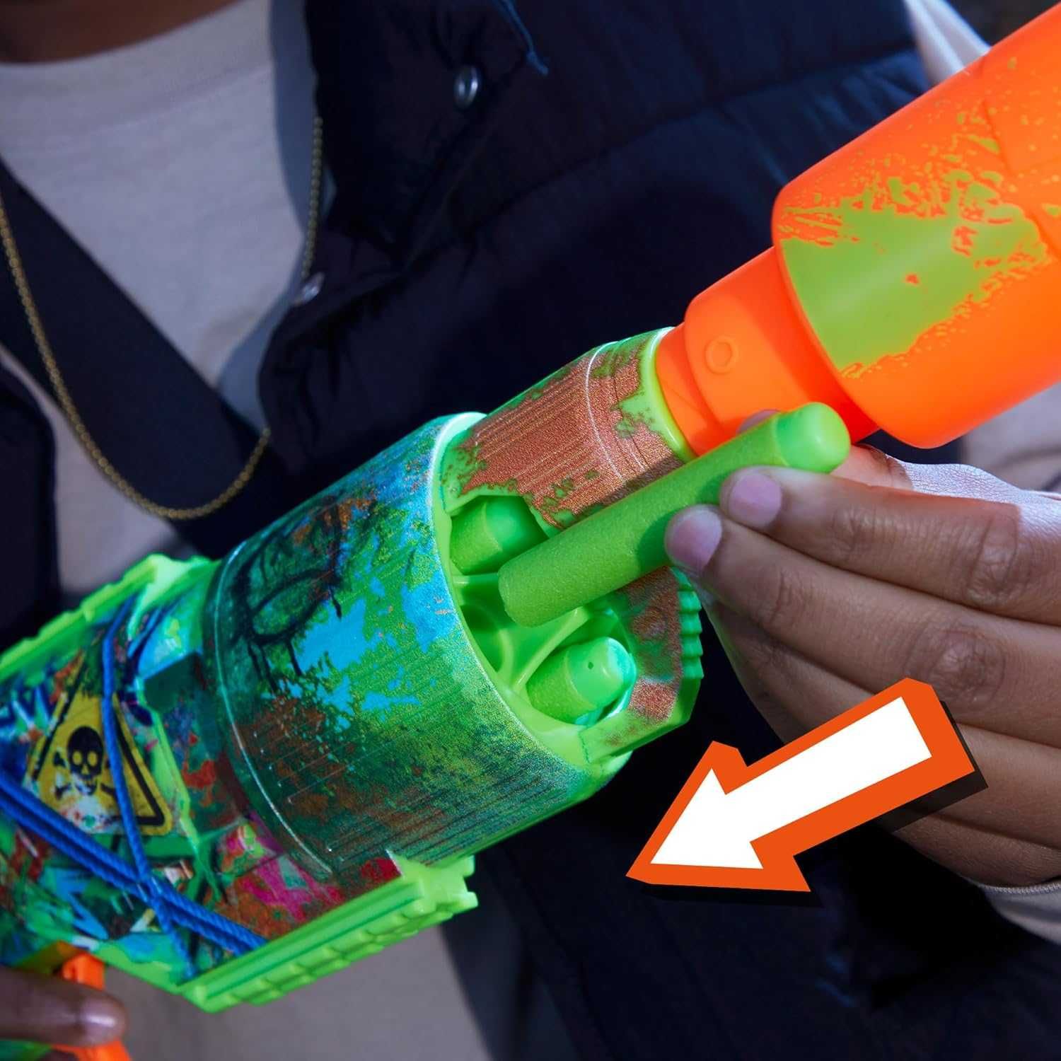 Бластер Nerf Zombie Driller Dart Blaster F8960