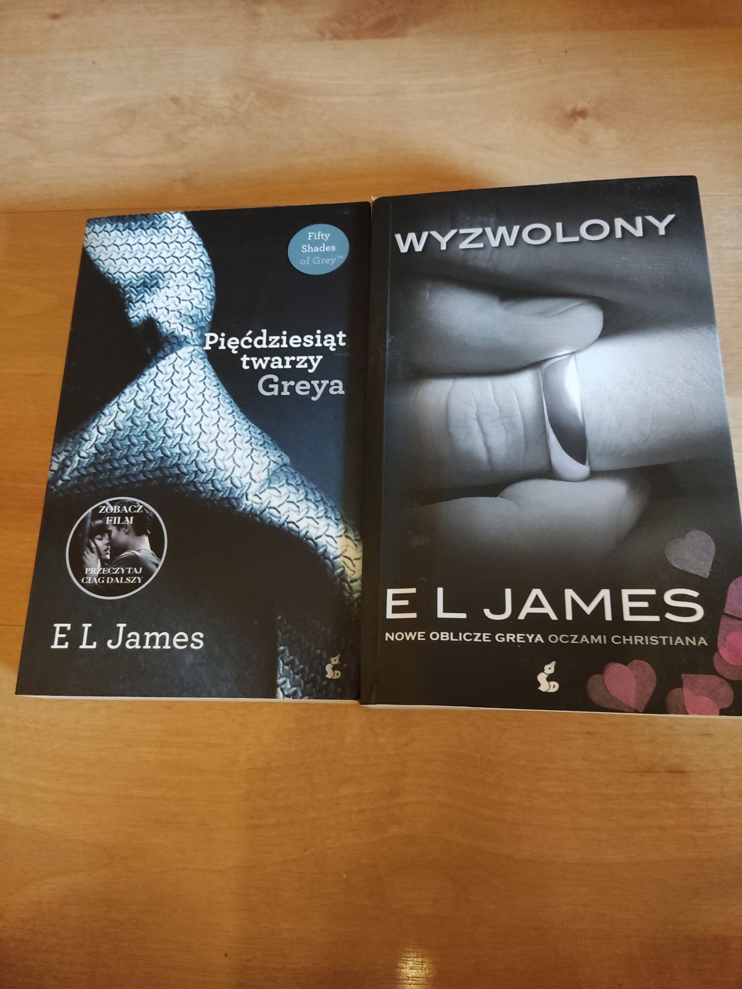 E.L.James 50 twarzy Greya + wyzwolony