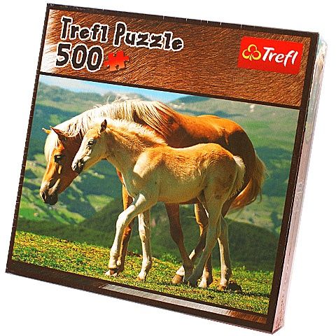 Puzzle Trefl Konie Zwierzęta 
500 elementów
