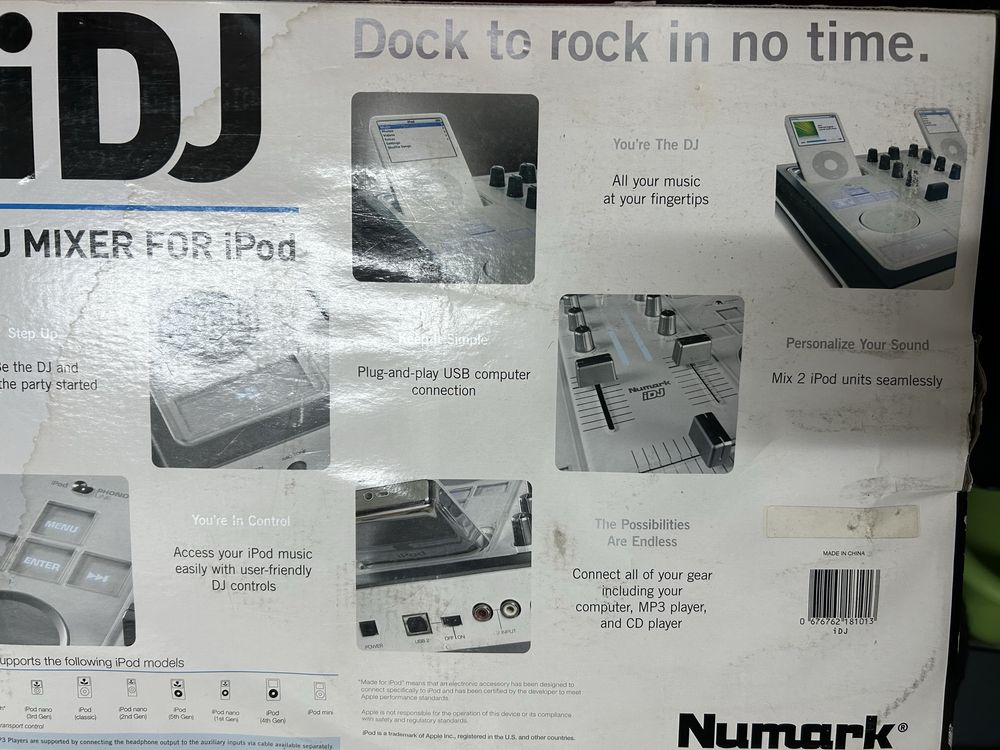 Numark DJ dockstation ipod