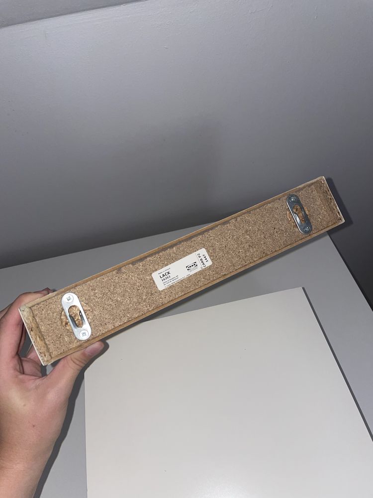 Półka ścienna biala ikea lack
