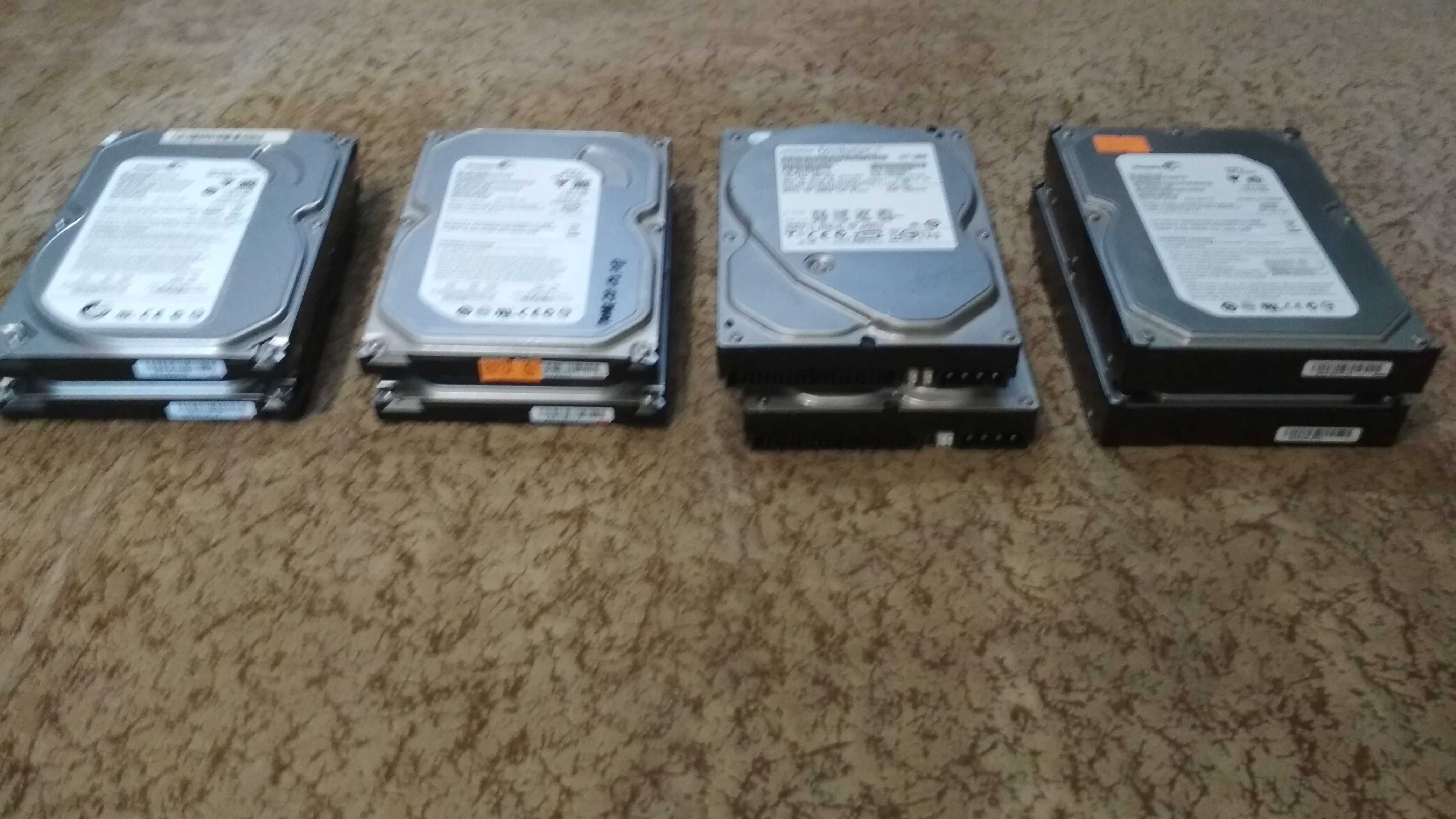 HDD pабочие 3,5”  IDE и SATA 320GB  250GB  160GB