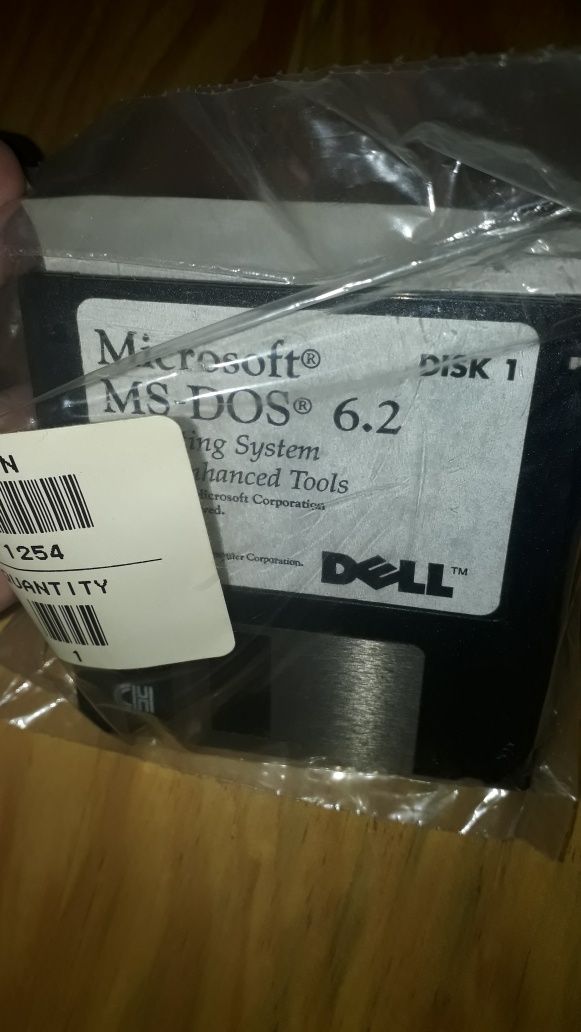Disquetes MS-DOS 6.2, novas