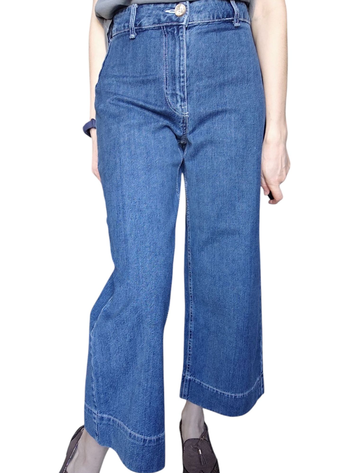Spodnie jeansowe kuloty XS/S