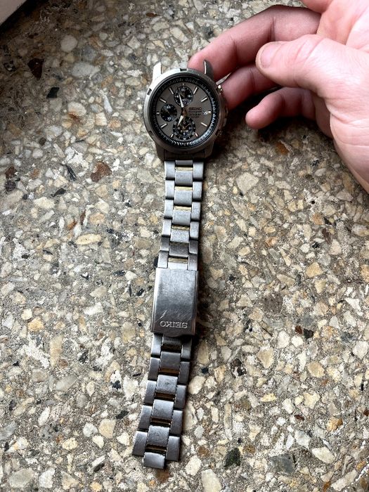 Годинник Seiko titanium chronograph