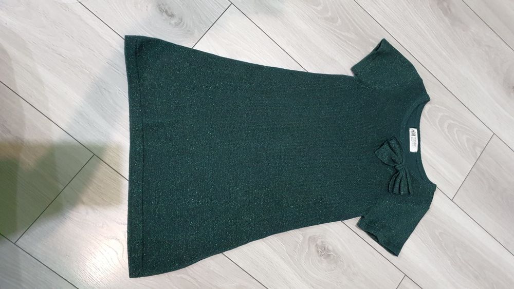 Brokatowa sukienka H&M 110/116