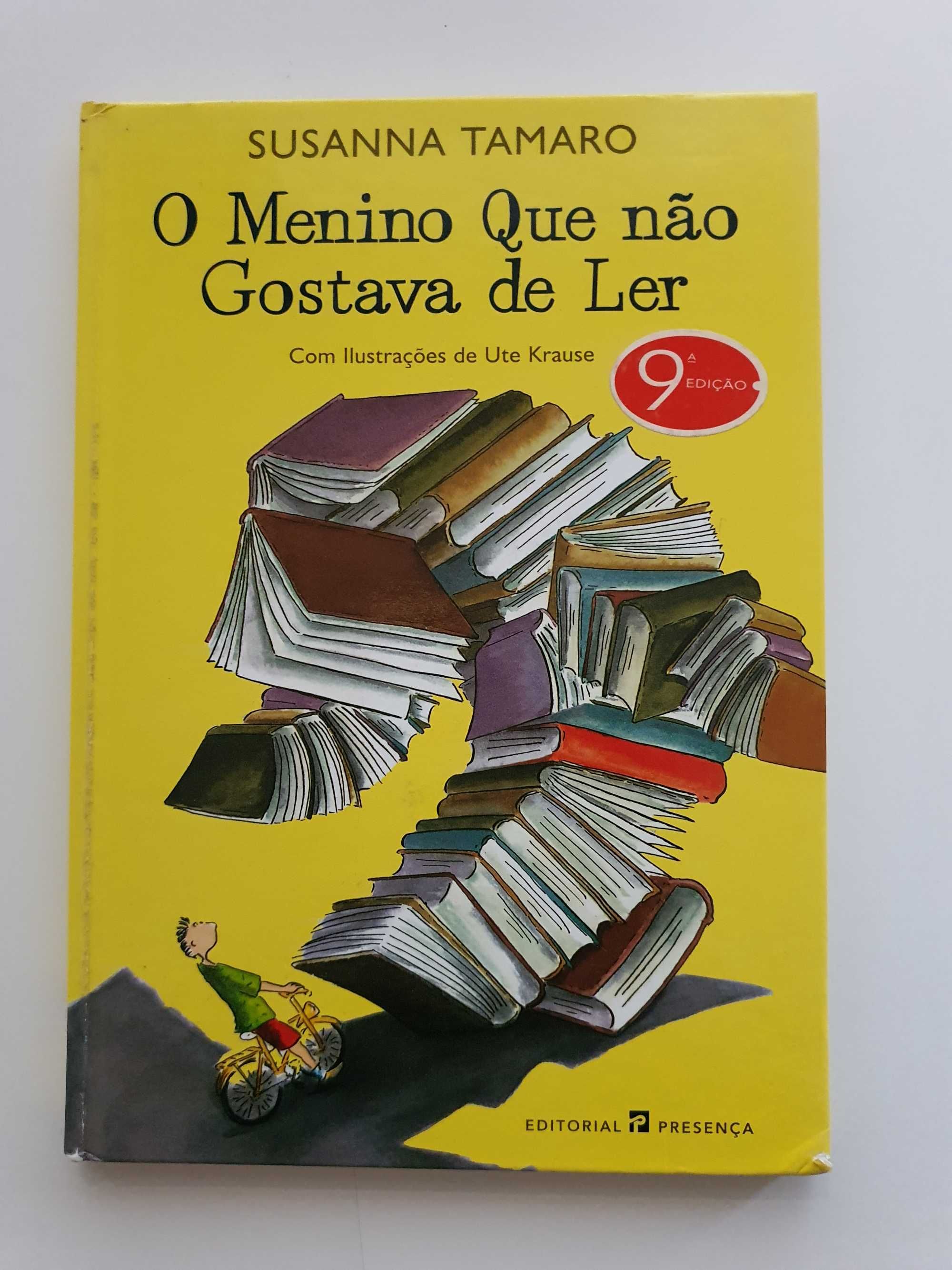 Livro O menino que não gostava de ler