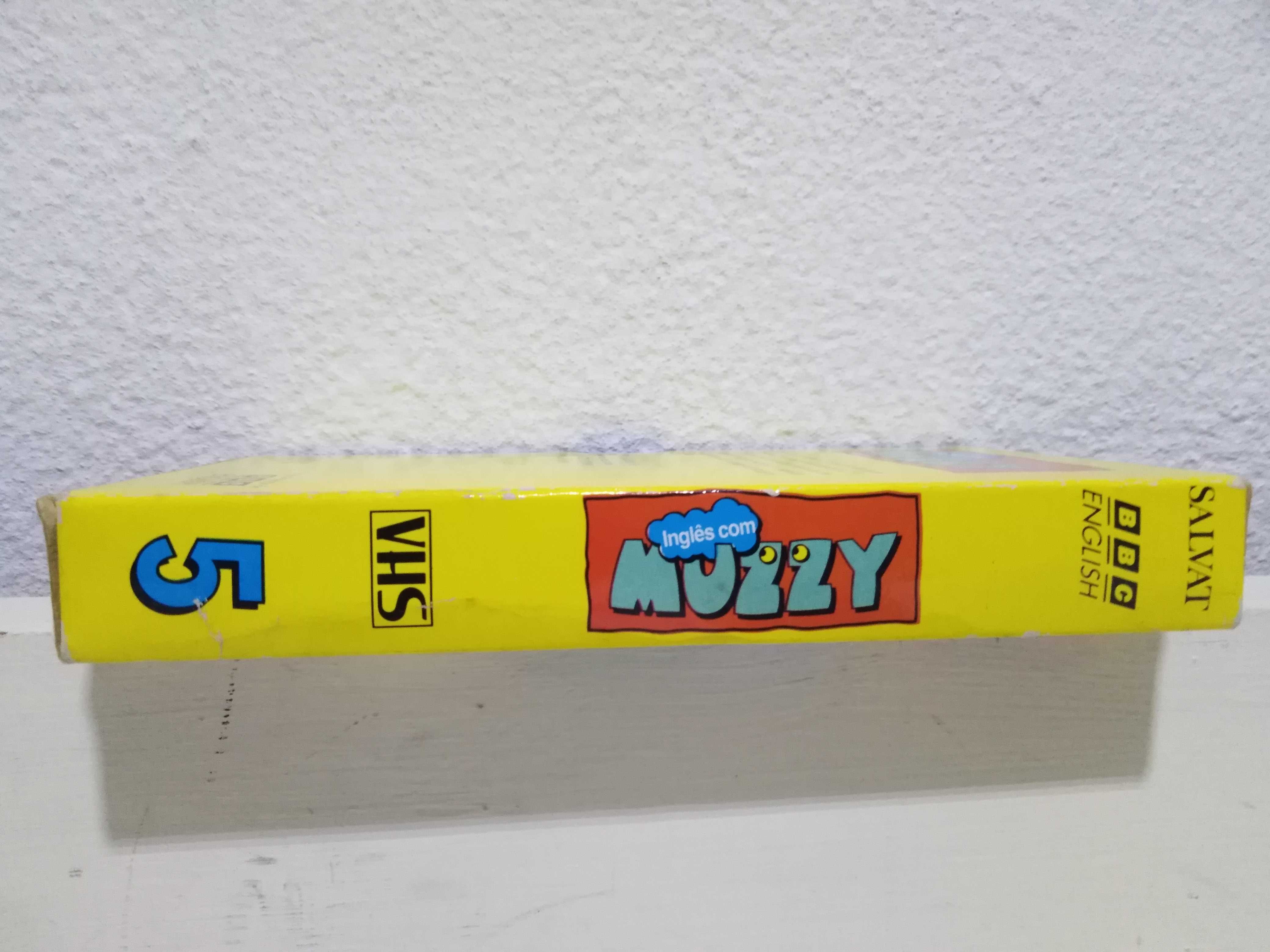 Cassetes VHS Muzzy Vol. 4,5,9,12