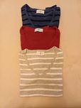 Conjunto de 3 Pullovers C&A (Tamanho XS)