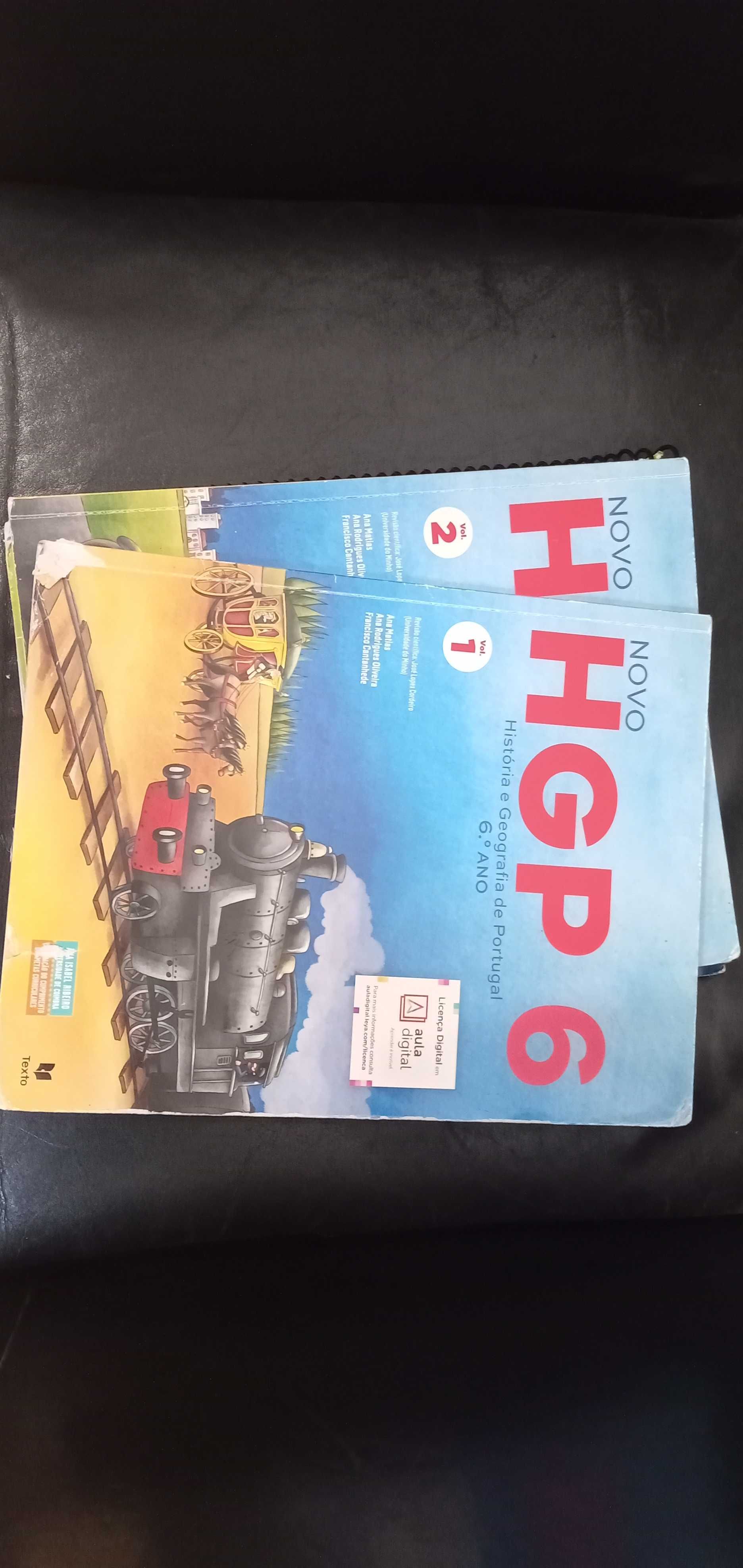 Livros e cadernos de actividades/fichas 6° 7° 8° ano