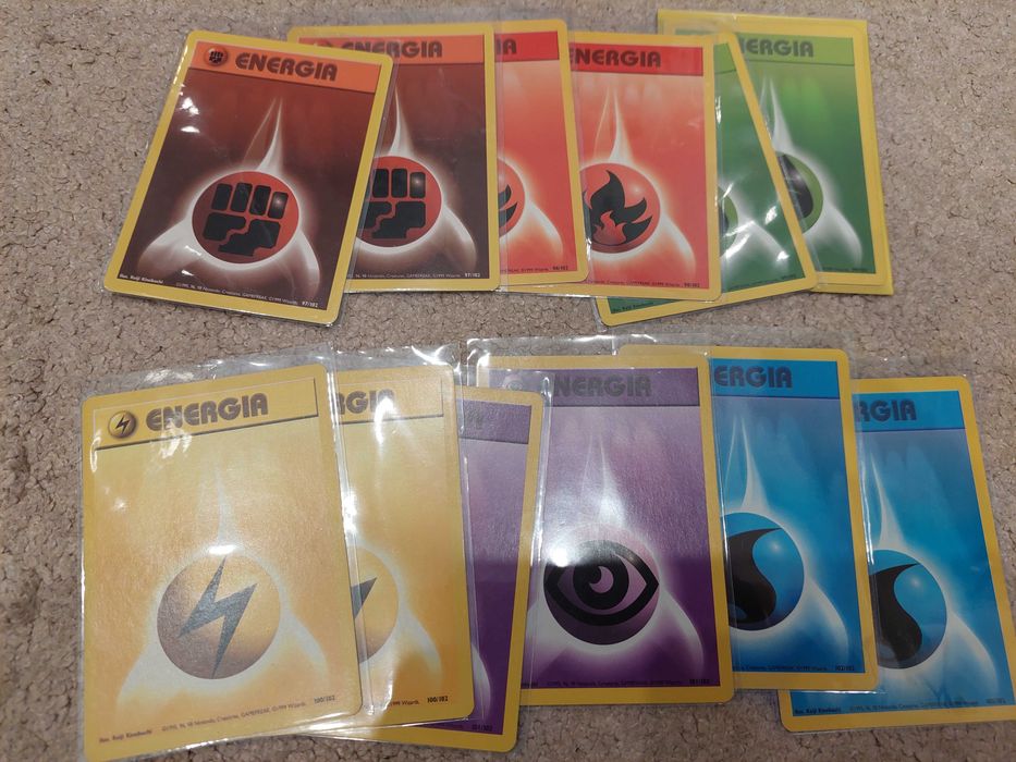 Cartas Pokémon - Lote 50 Energias [Vintage]