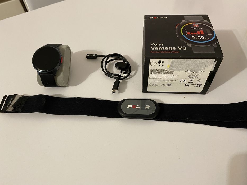 Polar Vantage v3 zegarek smartwatch do biegania + pasek