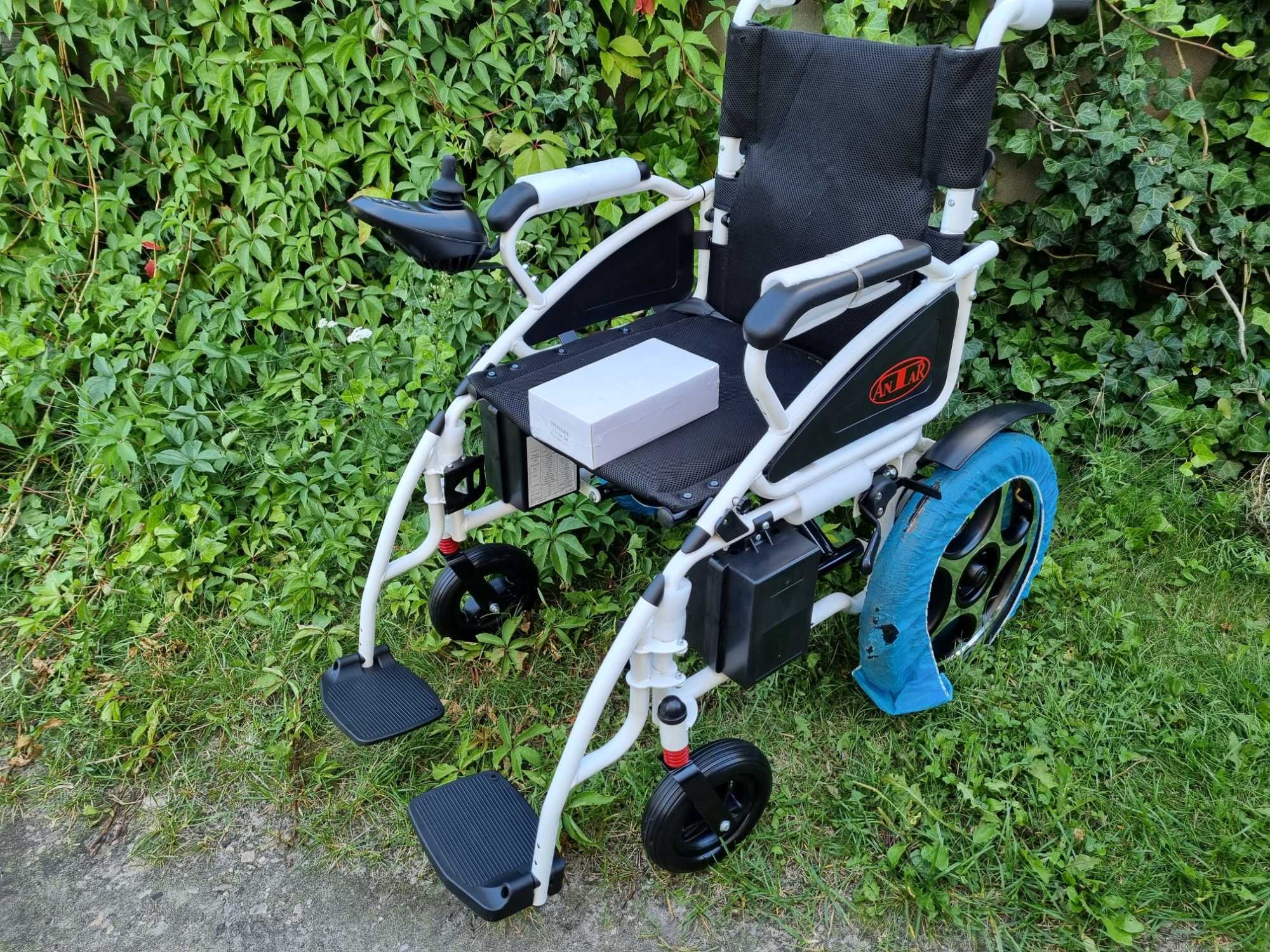 Wózek inwalidzki elektr.składany.AT52304 Antar Radom Nowy