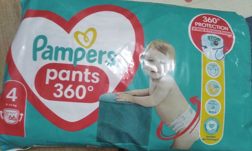 Pampers pieluchomajtki pants 4