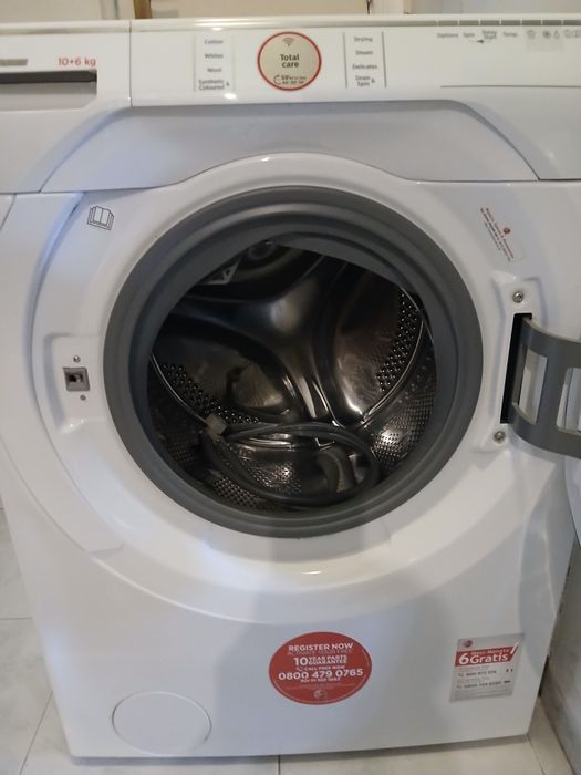 Máquina de lavar roupa e secar Hoover 10/6 quilos