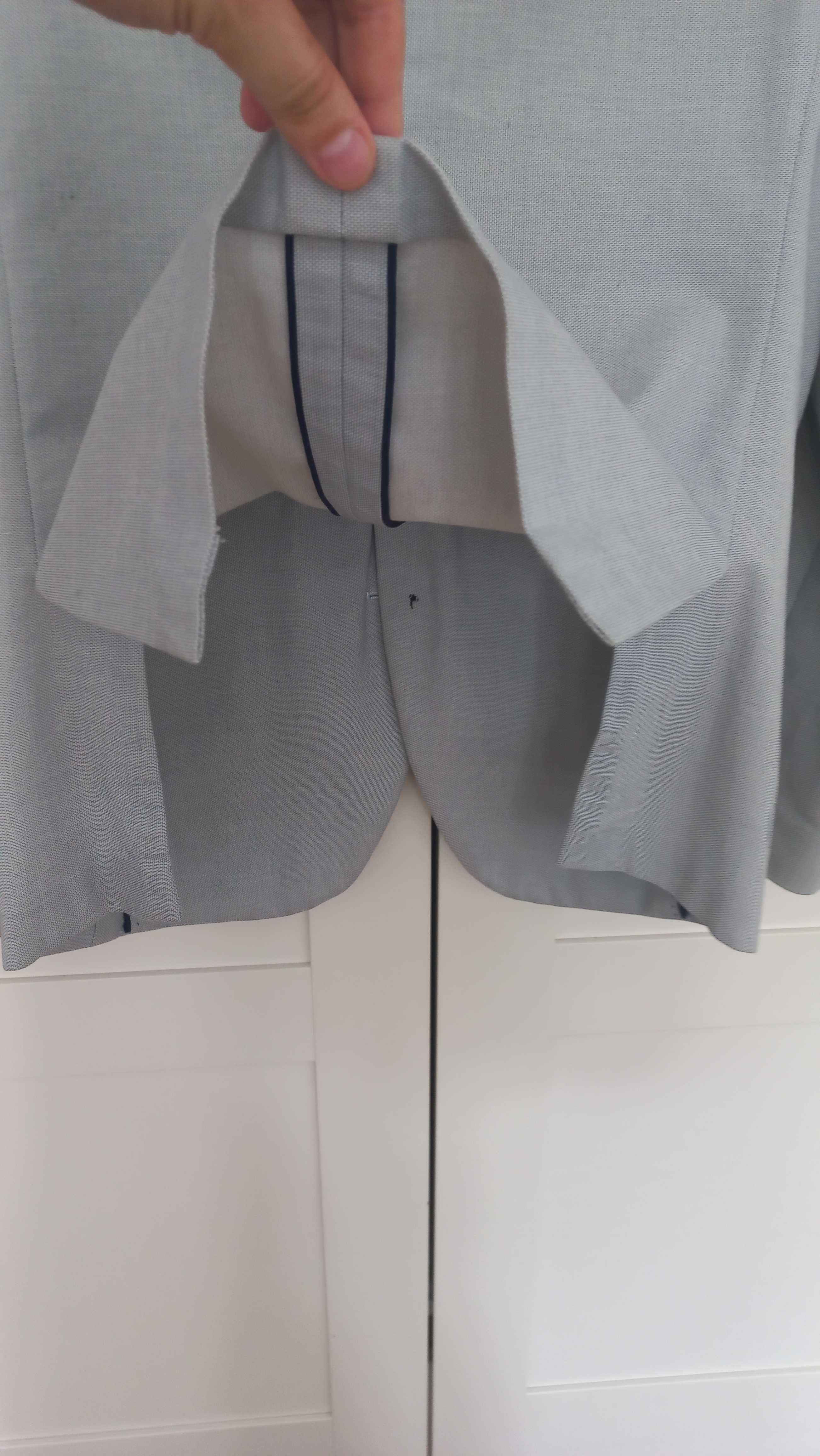 Marynarka z poszetką RESERVED slim fit, r.48
