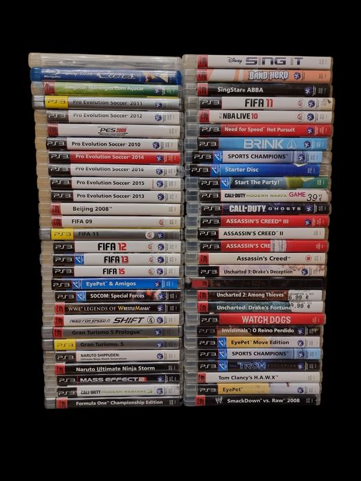 Jogos Playstation 3 originais a 2 euros cada