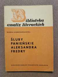 Śluby panieńskie Aleksandra Fredry Biblioteka analiza literackich