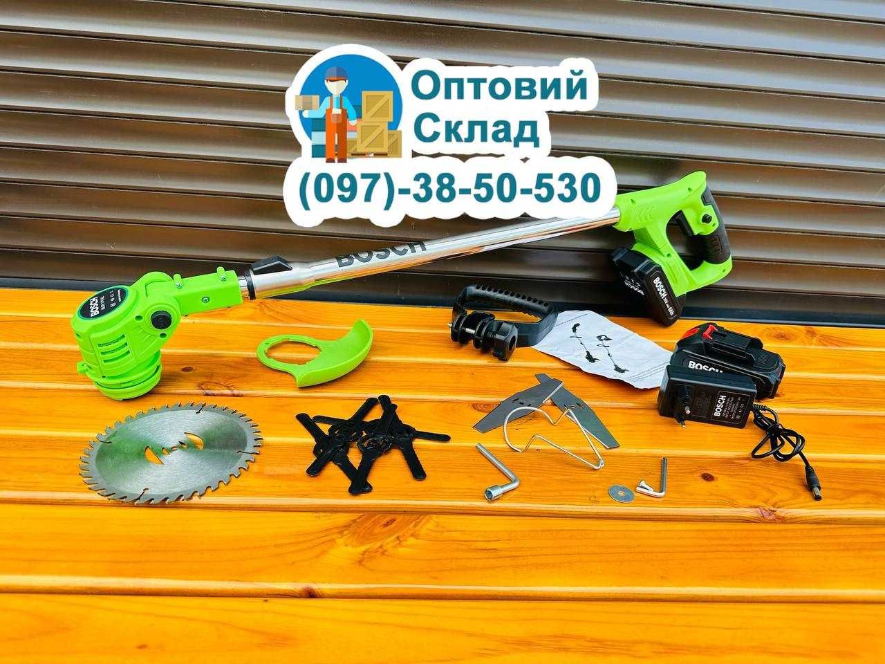 Електро Кущоріз BOSCH BUR179BL 36V-6A Аккумуляторный тример Косарка
