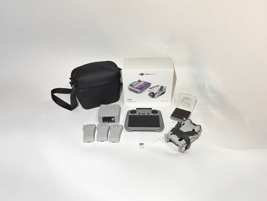 DJI Pack Mini 4 Pro Fly More + ND Kit de filtro variável + micro sd