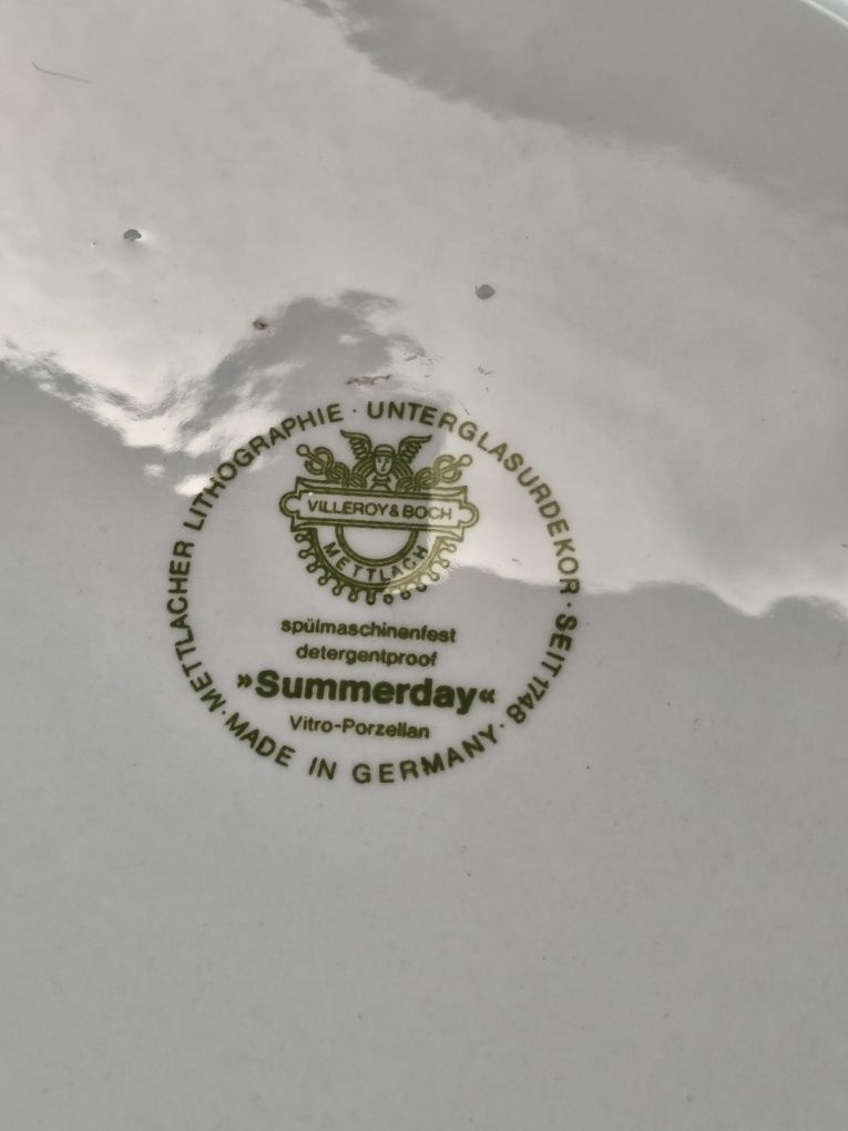 Villeroy Boch, Summerday. Talerz, patera.