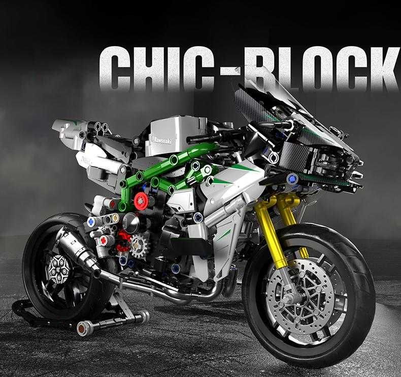 Klocki Motocykl do składania KAWASAKI NINJA H2R NOWOŚĆ PROMOCJA