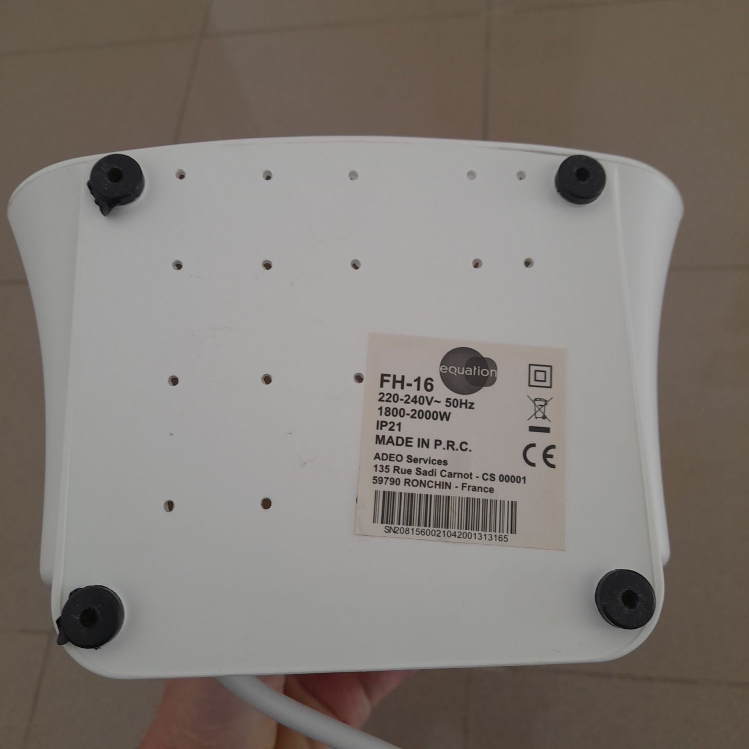 Ventilador frio e quente 2 unidades
