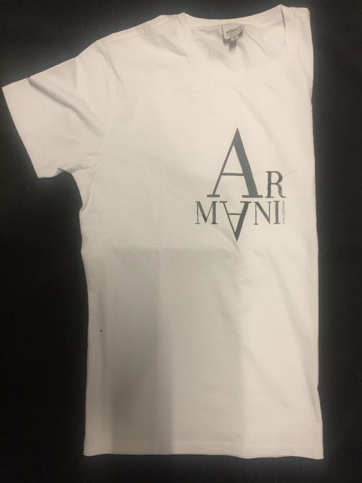 Armani biała XXL bluzka koszulka tshirt