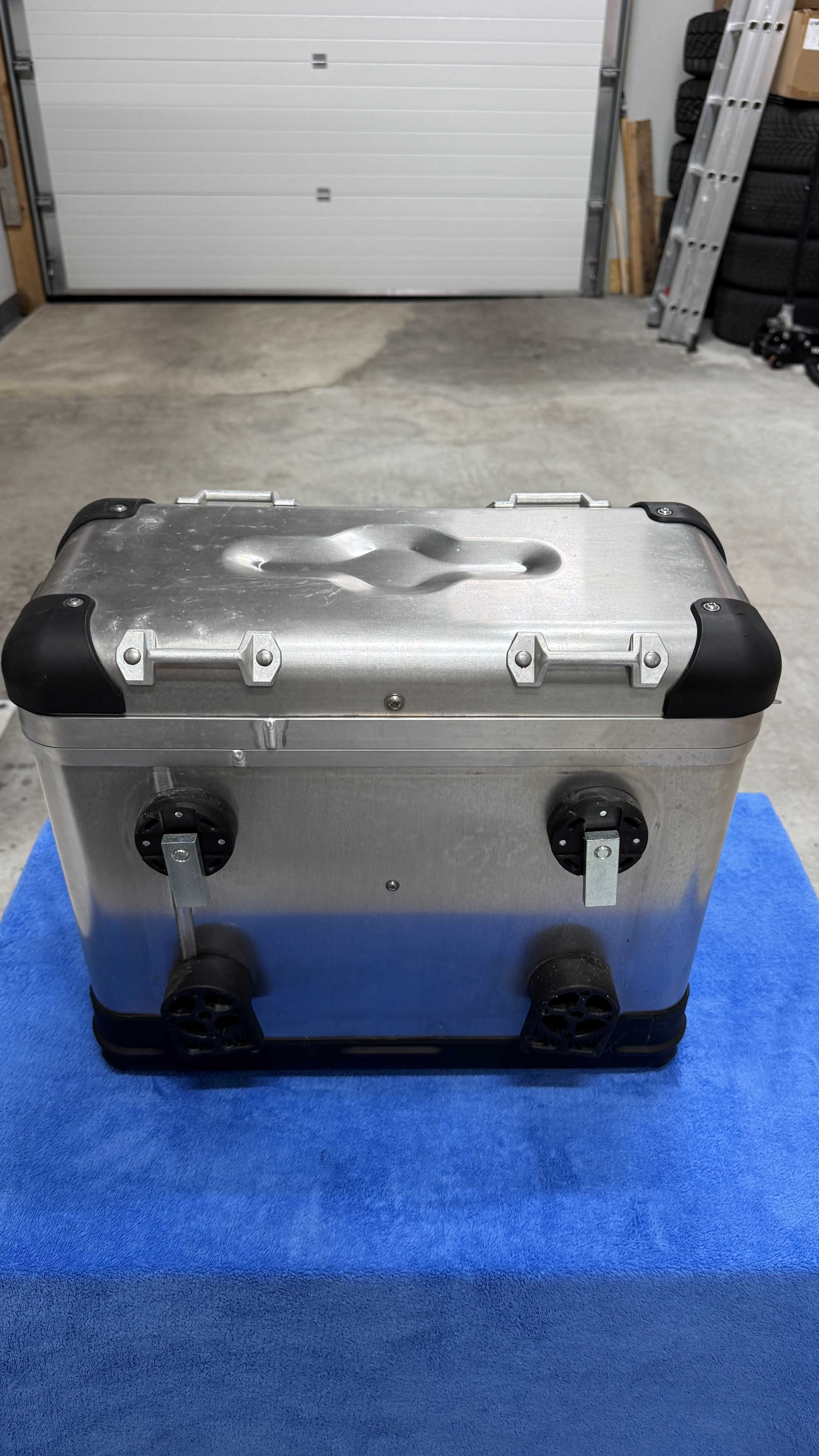 Kufry boczne aluminiowe Zega Pro Touratech KTM (31+38L), stan jak NOWE
