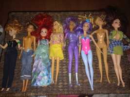 Lote de bonecas Barbie, Ariel, Bratz etc