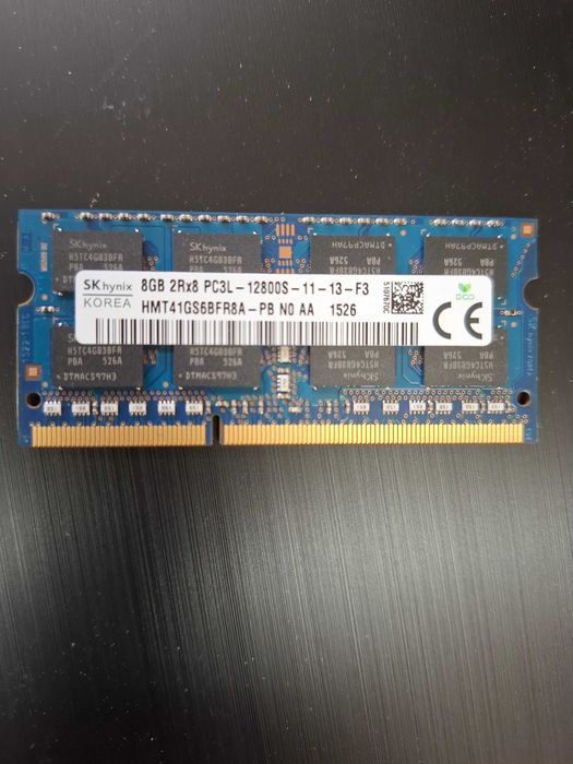 Pamięć RAM 8GB DDR3L PC3LHynix 12800s 1600MHz