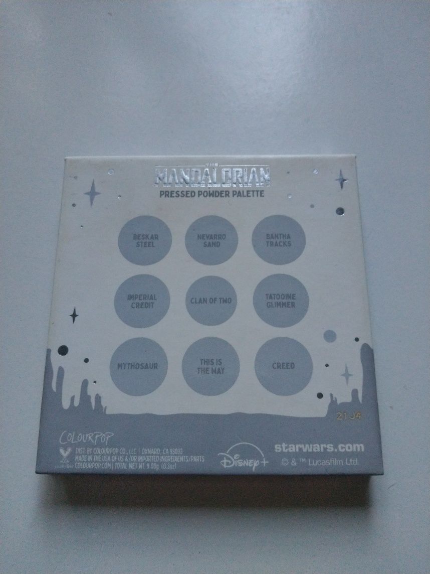 paleta cieni Colourpop Mandalorian