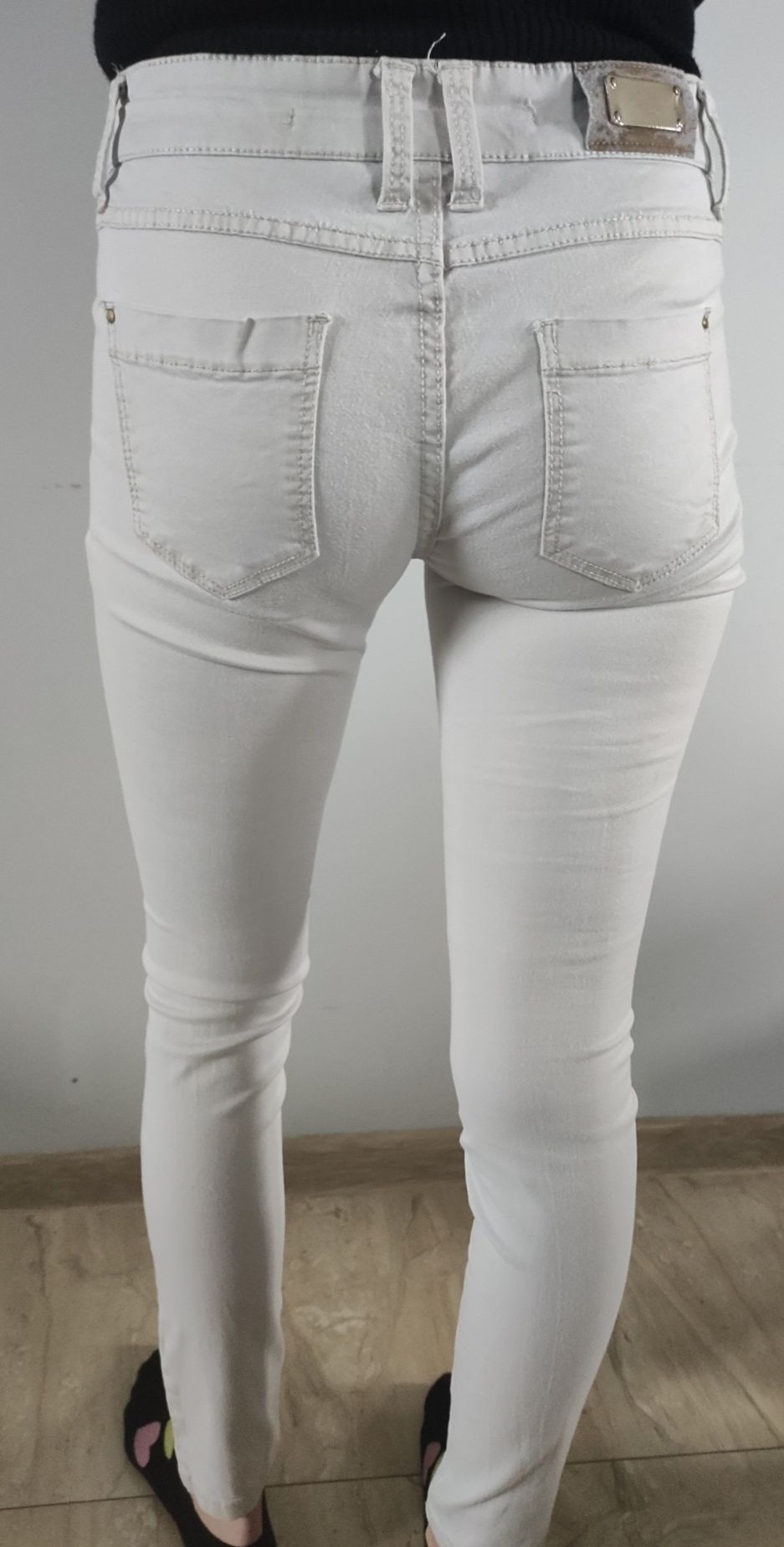 Spodnie jeansy jeans jasne M